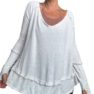 Free People We the Free Laguna Waffle Knit Tunic
Thermal Size Medium